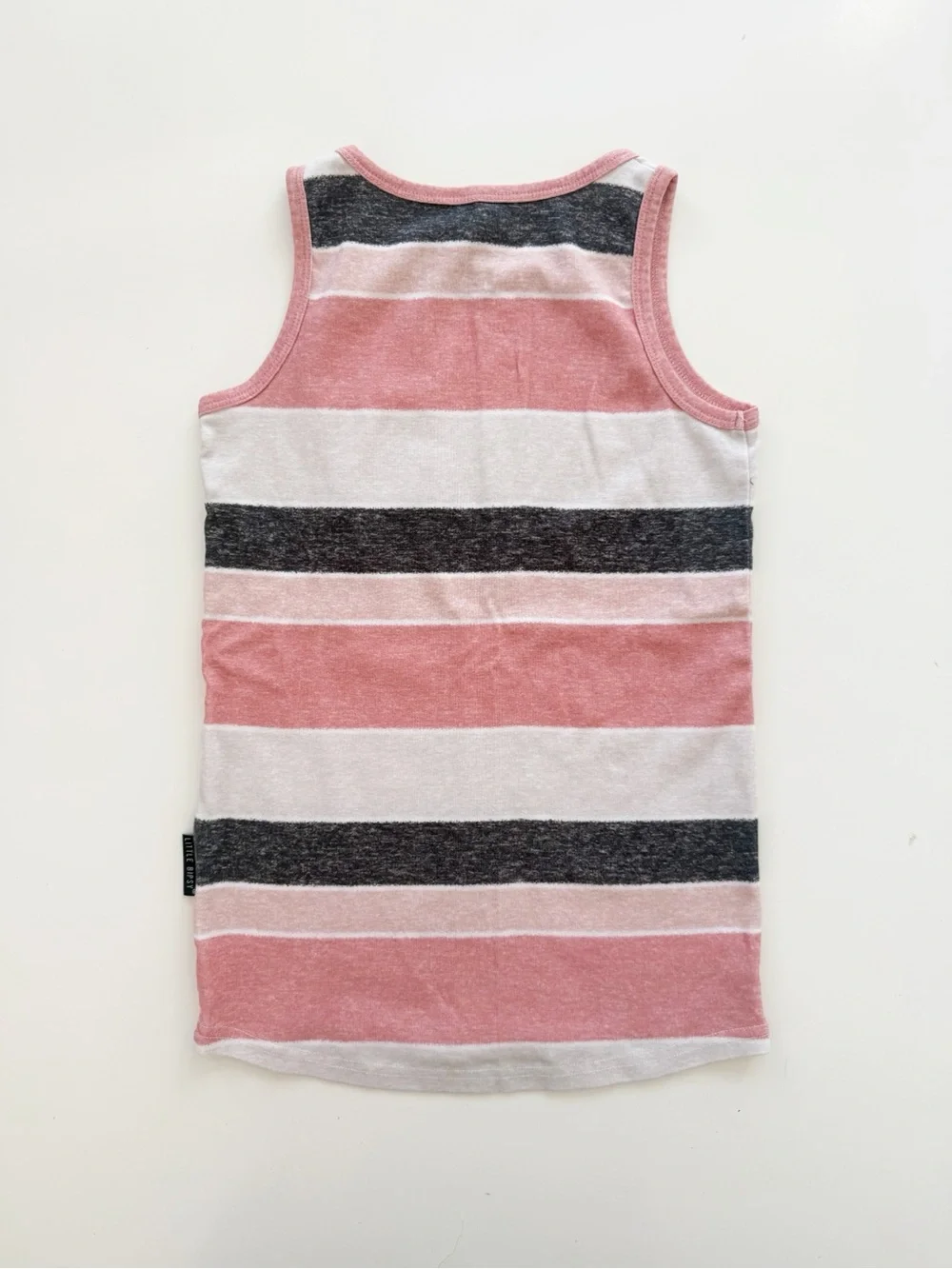 Little Bipsy Pink Striped Tank Dress Size 3/4